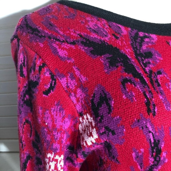 Isaac Mizrahi Live Floral Knit Cardigan Coat 2X - Picture 5 of 13